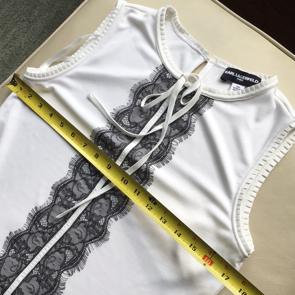 Elegant Karl lagerfeld sleeveless top - Picture 9 of 11